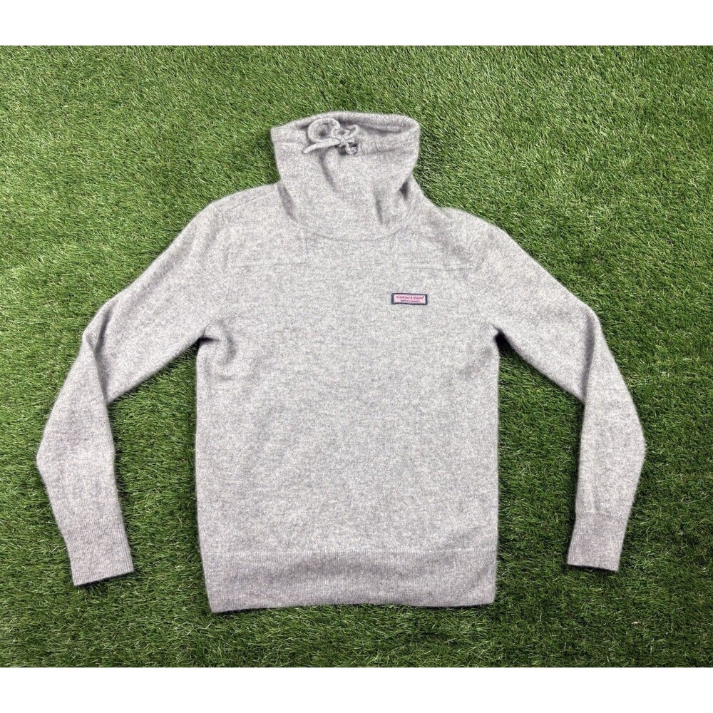 Vineyard Vines XS Women 100% Cashmere Cowl Neck Pullover Sweater Soft Preppy